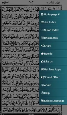 Holy Quran android App screenshot 1